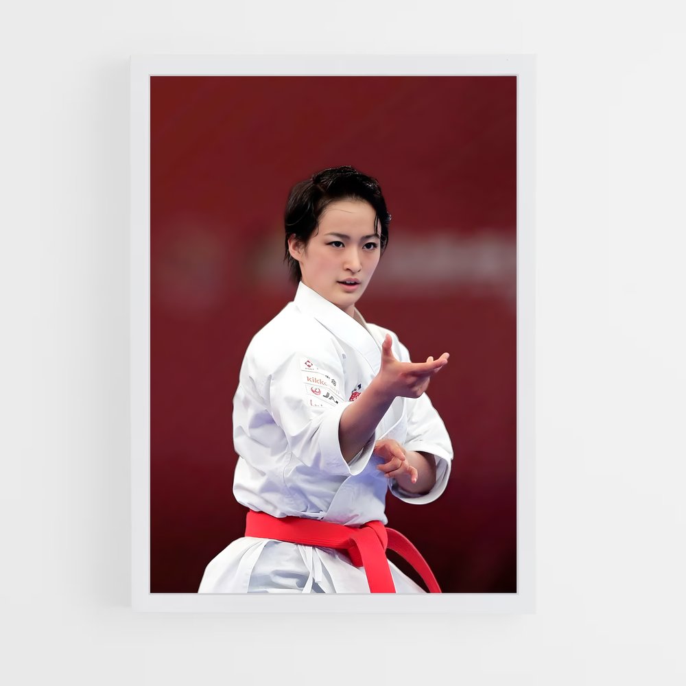 Poster Kiyou shimizu – affiche Karaté (vue 3)